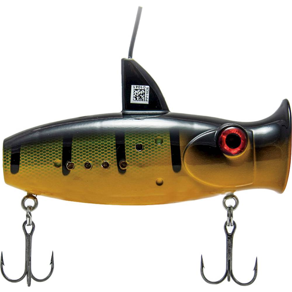 Eco-Popper Digital Fishing Lure with Wireless Underwater Live Video Camera  Yellow/Black/Green 2A0ED - Best Buy