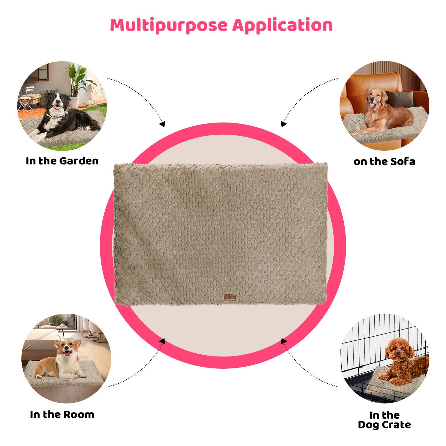 Multipurpose Application

- In the Garden
- on the Sofa
- In the Room
- In the Dog Crate