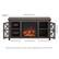 Alt View Zoom 27. Colton Log Fireplace TV Stand for Most TVs up to 55".