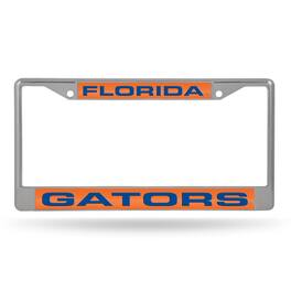 Rico Industries - University of Florida Gators Chrome Metal Laser Cut License Plate Frame - Multi