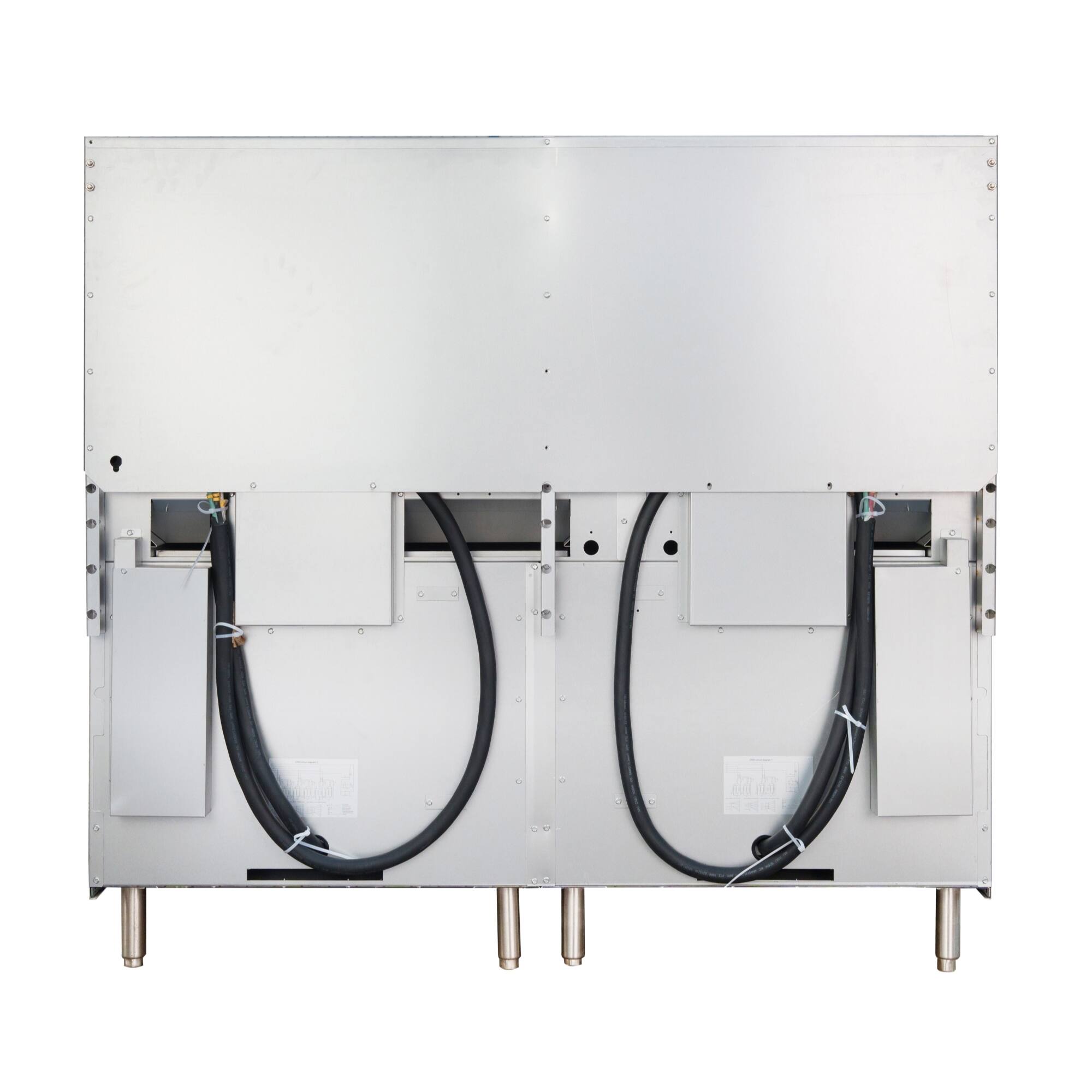 Alt View 8. Koolmore - 60 In. Commercial Electric Range with 10 Burners and 2 Standard Electric Ovens in Stainless Steel - 208V 3 Phase - Stainless-Steel.