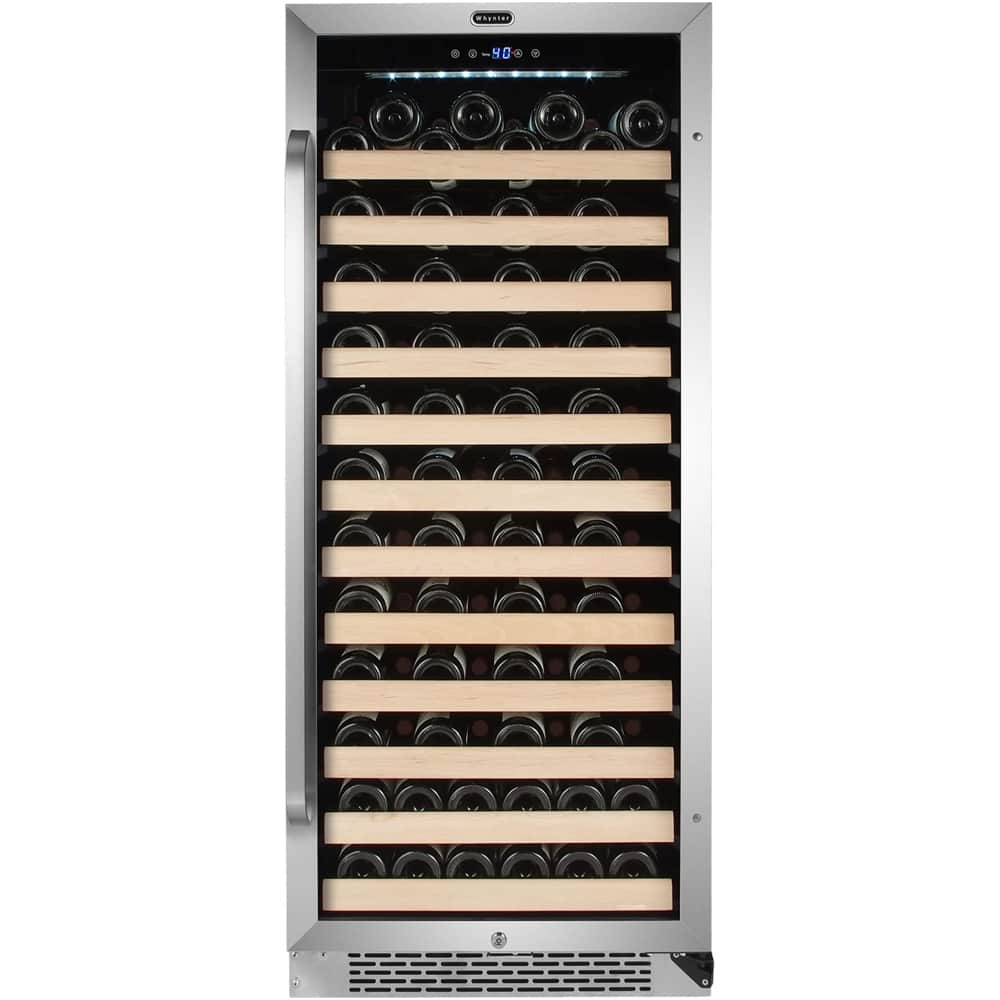Whynter - 100-Bottle Wine Cooler - Stainless Steel - Front_Zoom