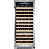 Whynter - 100-Bottle Wine Cooler - Stainless Steel - Front_Zoom