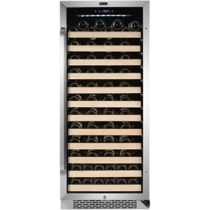 Whynter - 100-Bottle Wine Cooler - Stainless steel