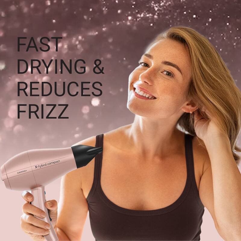 FAST DRYING & REDUCES FRIZZ Gamma+ compact X-hybrid