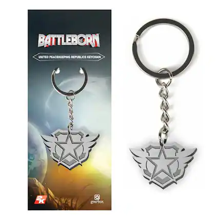 BATTLEBORN UNITED PEACEKEEPING REPUBLICS KEYCHAIN 2K gearbox