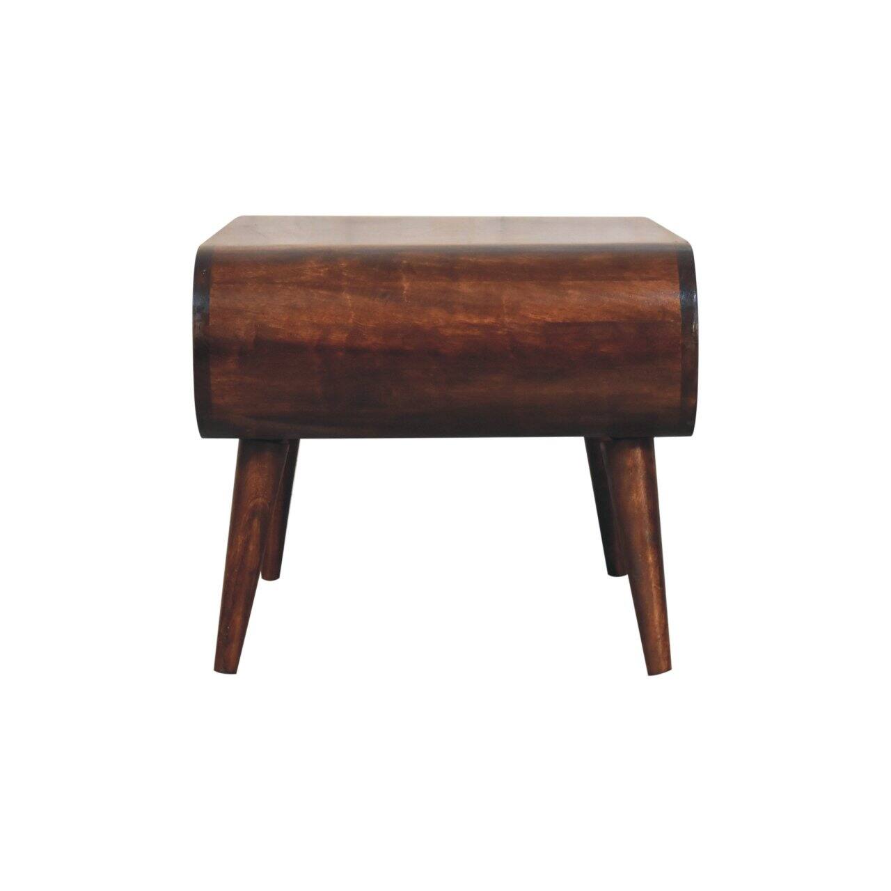 Alt View 6. Artisan Furniture - Open California Walnut Coffee Table - chestnut.