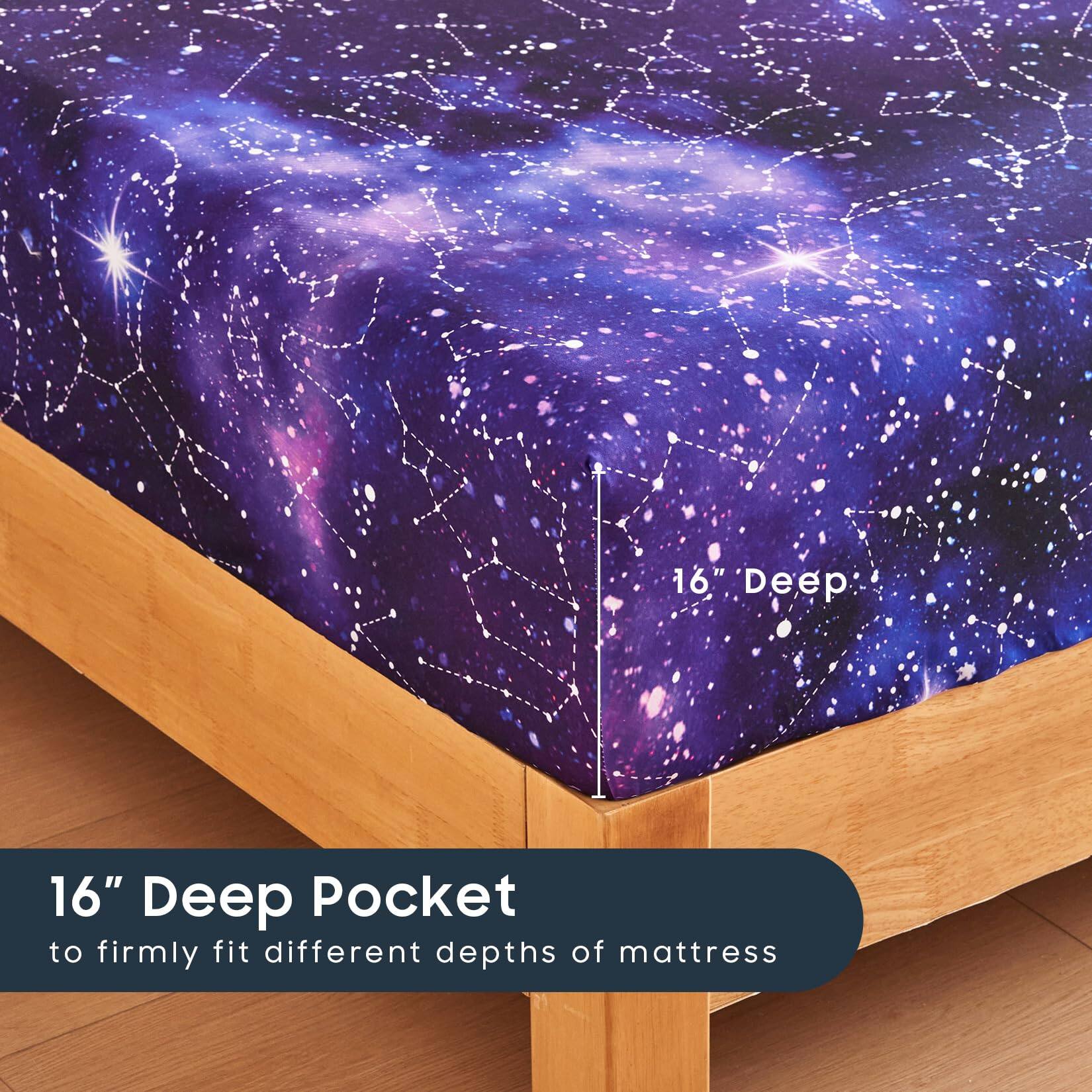16" Deep Pocket  
to firmly fit different depths of mattress