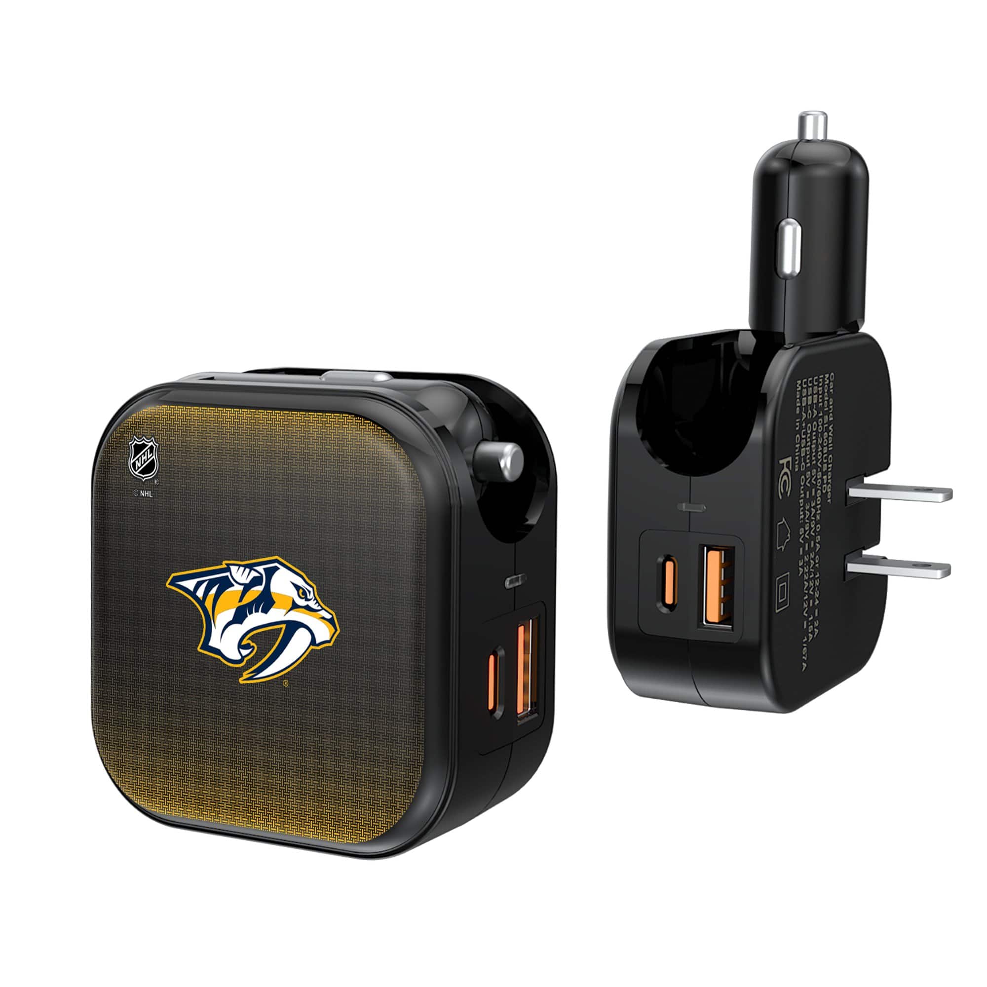 Keyscaper - Nashville Predators 2-in-1 USB A/C Charger - Black price history on PriceWatchPro