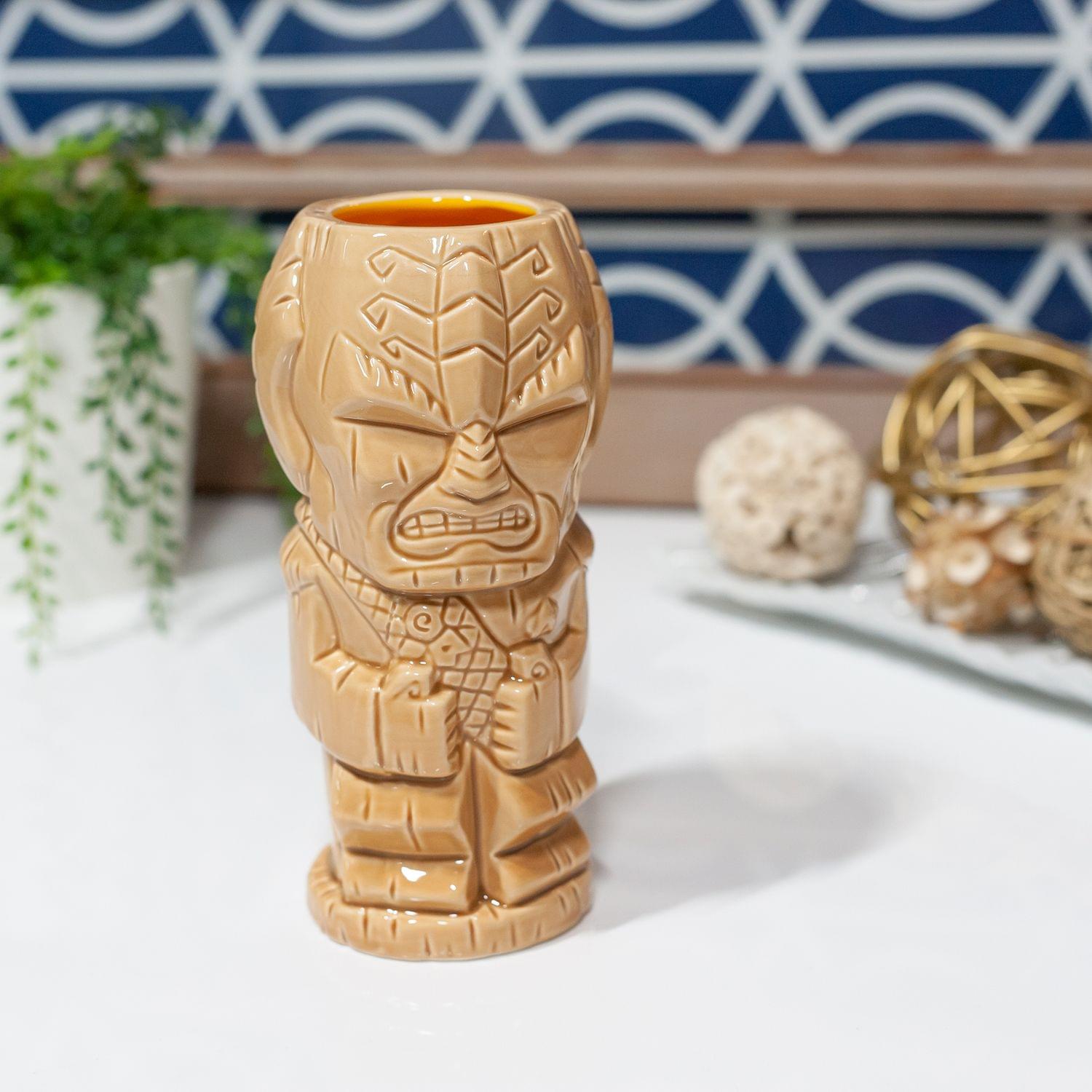 Alt View 3. Star Wars - Geeki Tikis Star Trek: The Next Generation Lt. Worf Ceramic Mug | 14 Ounces - Beige.