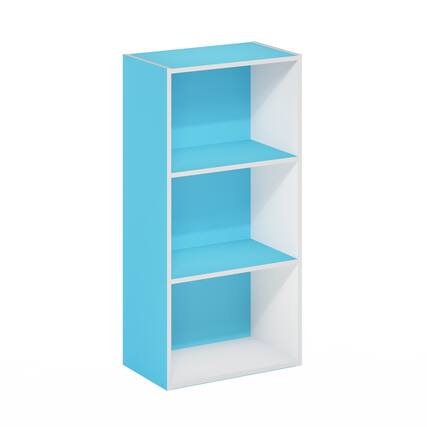 Front. Furinno - Cubicle Triple Thick Frame Decorative Cube Storage Organizer, 12-Cube - White.