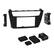 Front. Metra - Dash Kit for Select 2015-2016 BMW 2 DIN DDIN - Black.
