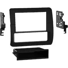 Front. Metra - Dash Kit for Select 1992-1998 Ford F-250/350/450/550/650/750 F-Series Pickup Bronco DDIN - Black.