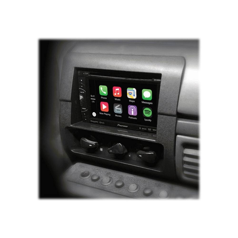 Alt View 11. Metra - Dash Kit for Select 1992-1998 Ford F-250/350/450/550/650/750 F-Series Pickup Bronco DDIN - Black.