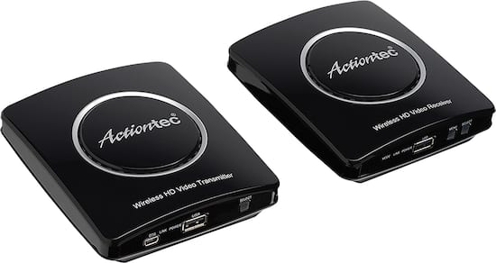 Actiontec Mywirelesstv2 Wireless Video Transmitter And Receiver Black Mwtv2kit01 Best Buy