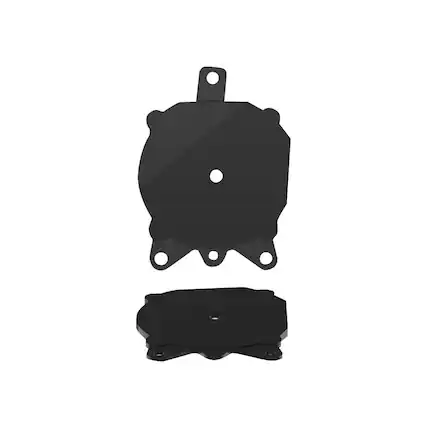 Front. Metra - Speaker Bracket for Select 2002-2009 Chevrolet GMC Trailblazer Envoy Envoy Denali Bravada Envoy - Black.