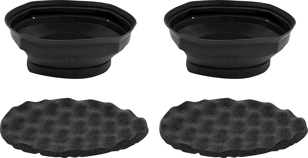 Metra - Speaker Baffle Kit for Most 6" x 9" Speakers (2-Pack) - Black