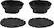 Front. Metra - Speaker Baffle Kit for Most 6" x 9" Speakers (2-Pack) - Black.