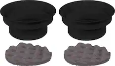 Front. Metra - Speaker Baffle Kit for Most 6.5" Speakers (2-Pack) - Black.
