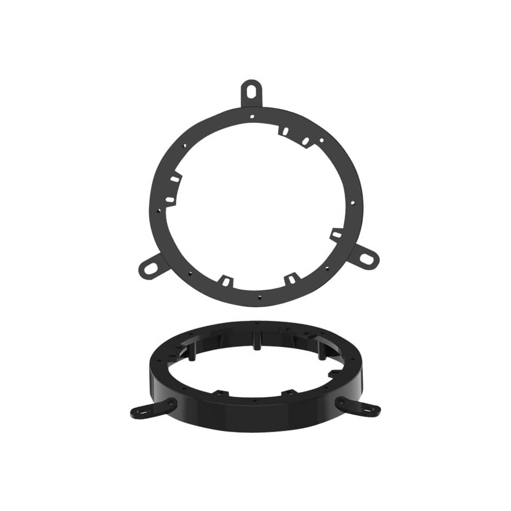 Front. Metra - Speaker Bracket for Select 2004-2018 Volvo S60 V70 XC70 S80 S40 V60 C30 XC60 - Black.