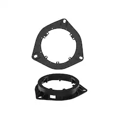 Front. Metra - Speaker Bracket for Select 2001-2023 Toyota Sequoia Tundra Double Cab Model - Black.