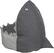 Alt View 12. Karla Dubois - Sharky the Shark Bean Bag - Gray.
