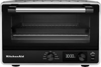 Front Zoom. KitchenAid - Digital Countertop Oven - Black Matte.