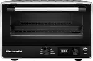 KitchenAid - Digital Countertop Oven - Black Matte - Front_Zoom
