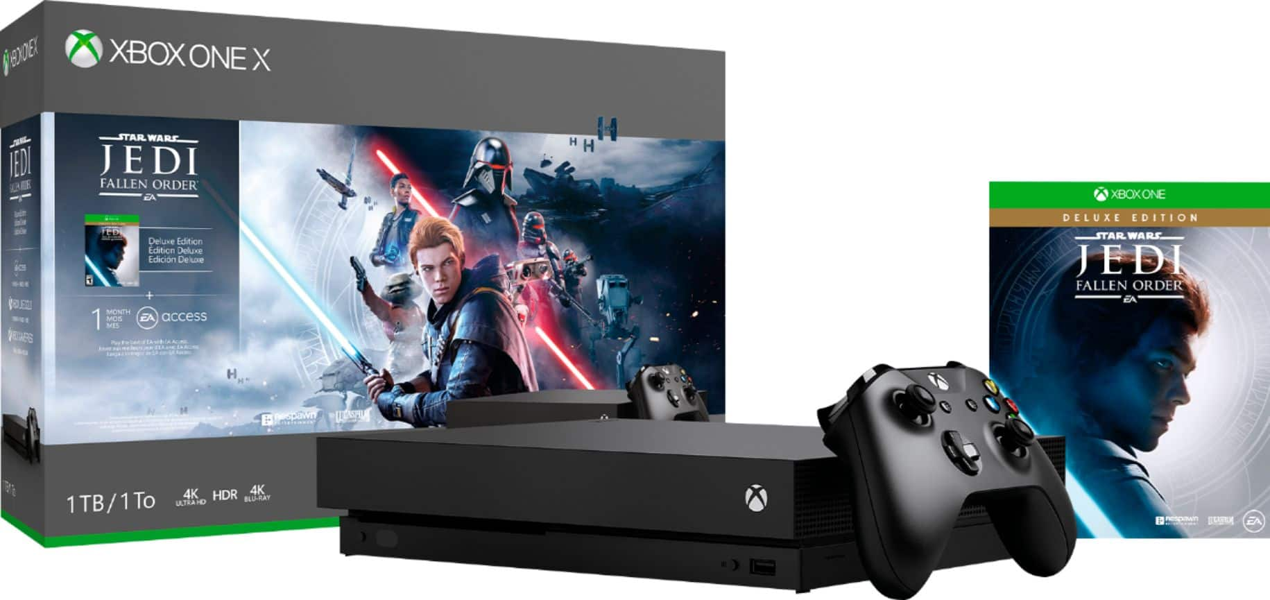 Xbox one x jedi on sale bundle