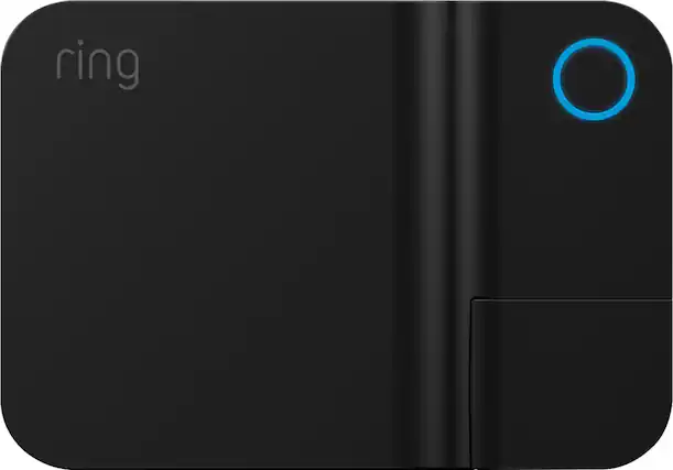 Front. Ring - Smart Lighting - Low Voltage Lighting Transformer (12-15V, 200W), Black (Ring Bridge required) - Black.