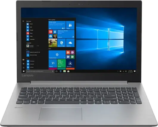 Front. Lenovo - Geek Squad Certified Refurbished 330-15IGM 15.6" Laptop - Intel Celeron - 4GB Memory - 500GB Hard Drive - Platinum Gray.