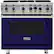 Front. Viking - Professional 5 Series 5.1 Cu. Ft. Freestanding Gas Convection Range - Cobalt Blue.