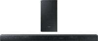 Samsung - Geek Squad Certified Refurbished 3.1.2-Channel Soundbar with Wireless Subwoofer and Dolby Atmos technology - Black - Front_Zoom