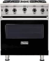 Viking - Professional 5 Series 4.0 Cu. Ft. Freestanding Gas Convection Range - Black - Front_Zoom