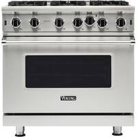 Viking - Professional 5 Series 5.1 Cu. Ft. Freestanding Gas Convection Range - Stainless steel - Front_Zoom