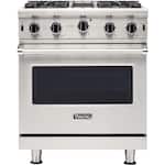 Viking - Professional 5 Series 4.0 Cu. Ft. Freestanding Gas Convection Range - Stainless Steel