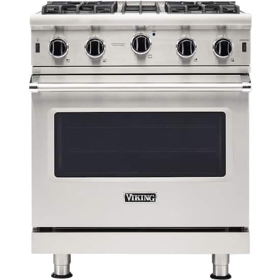 Viking Professional 5 Series 4 0 Cu Ft Freestanding Gas Convection Range Stainless Steel Vgic53024bss Best Buy