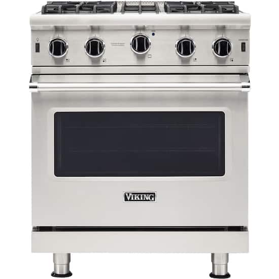 Viking - Professional 5 Series 4.0 Cu. Ft. Freestanding Gas Convection Range  - Stainless Steel