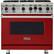 Front. Viking - Professional 5 Series 5.1 Cu. Ft. Freestanding Gas Convection Range - Apple red.