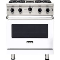 Viking - Professional 5 Series 4.0 Cu. Ft. Freestanding Gas Convection Range - White - Front_Zoom