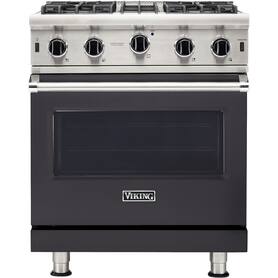 Viking – Professional 5 Series 4.0 Cu. Ft. Freestanding Gas Convection Range – Graphite Gray