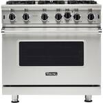 Viking - Professional 5 Series 5.1 Cu. Ft. Freestanding Gas Convection Range - Stainless steel - Front_Standard