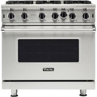 Viking - Professional 5 Series 5.1 Cu. Ft. Freestanding Gas Convection Range - Stainless Steel - Front_Zoom