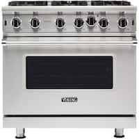 Viking - Professional 5 Series 5.1 Cu. Ft. Freestanding Gas Convection Range - Stainless steel - Front_Zoom