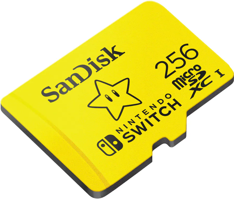 SanDisk 256GB microSDXC UHS I Memory Card for Nintendo Switch