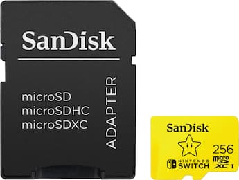 SANDISK 256GB microSDXC UHS 1 Memory Card Licensed for Nintendo SANDISK 256GB microSDXC UHS 1 Memory Card Licensed for Nintendo