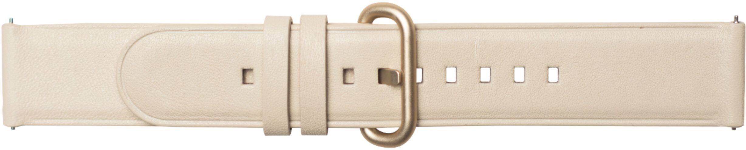 Alt View 12. Samsung - Leather Watch Band for Galaxy Watch 42mm, Watch Active and Watch Active 2 - Rose.