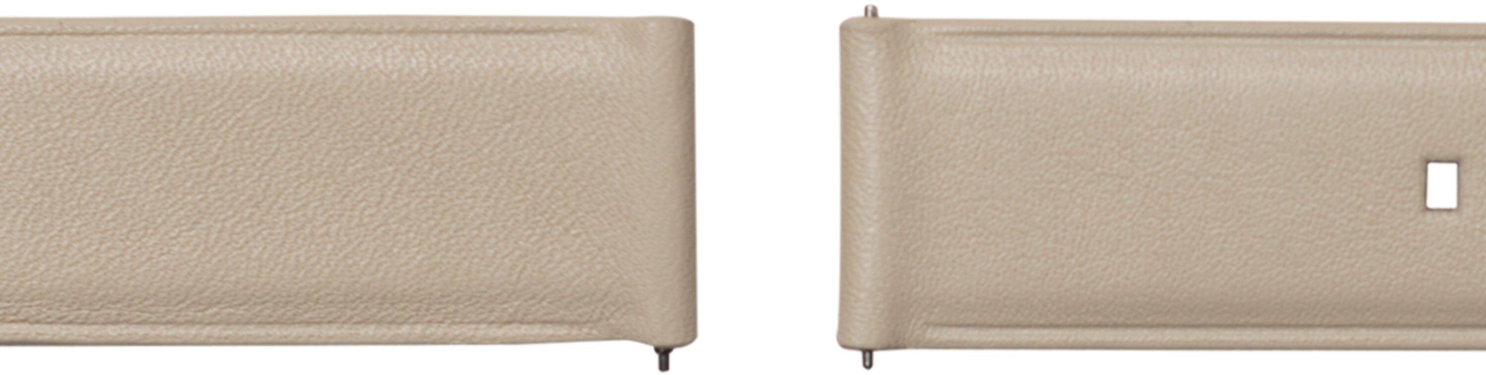 Alt View 13. Samsung - Leather Watch Band for Galaxy Watch 42mm, Watch Active and Watch Active 2 - Rose.