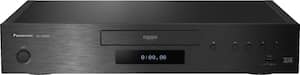 Panasonic - Streaming 4K Ultra HD Hi-Res Audio with Dolby Vision THX Certified 7.1 Channel DVD/CD/3D Wi-Fi Built-In Blu-Ray Player - Black - Front_Zoom