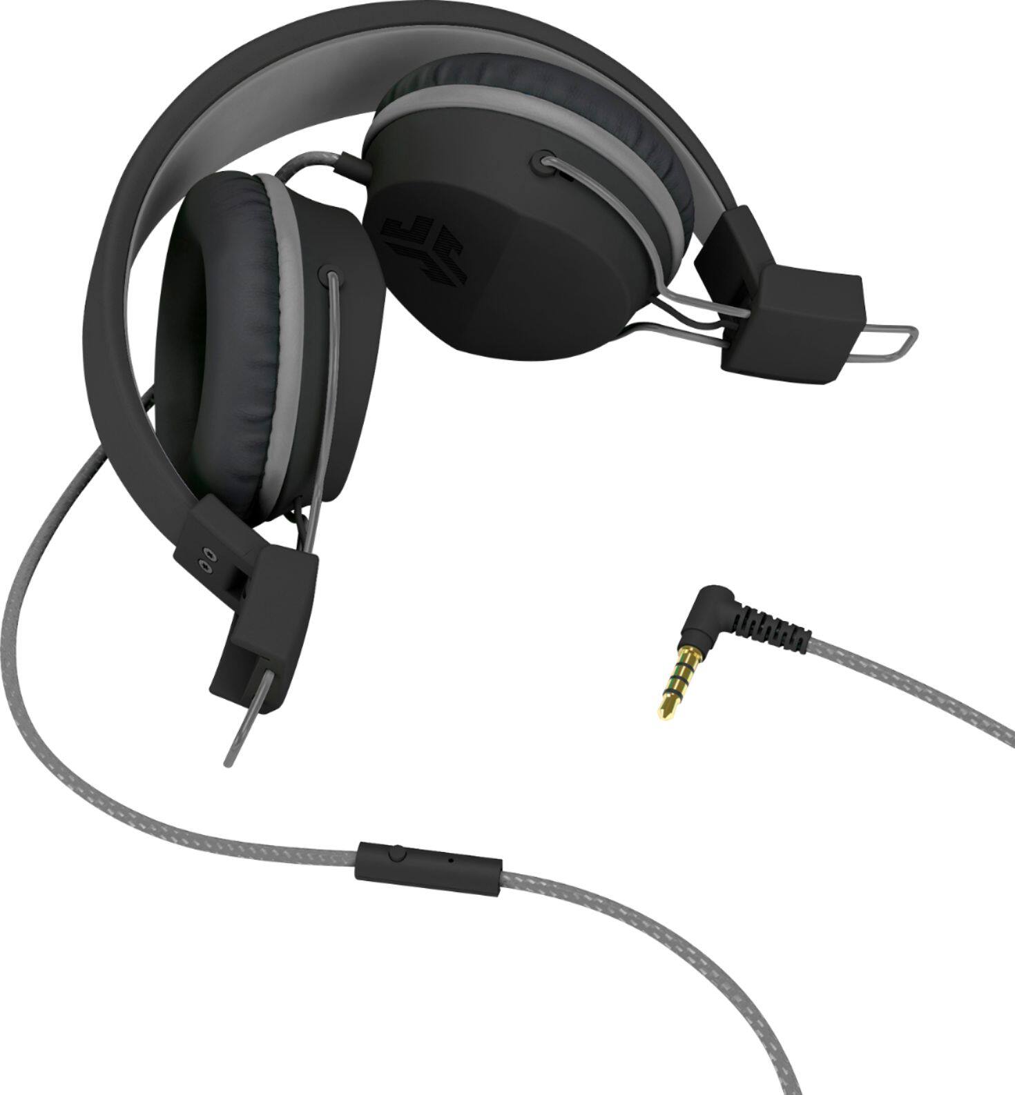 Alt View 11. JLab - Neon Wired On-Ear Headphones - Black.